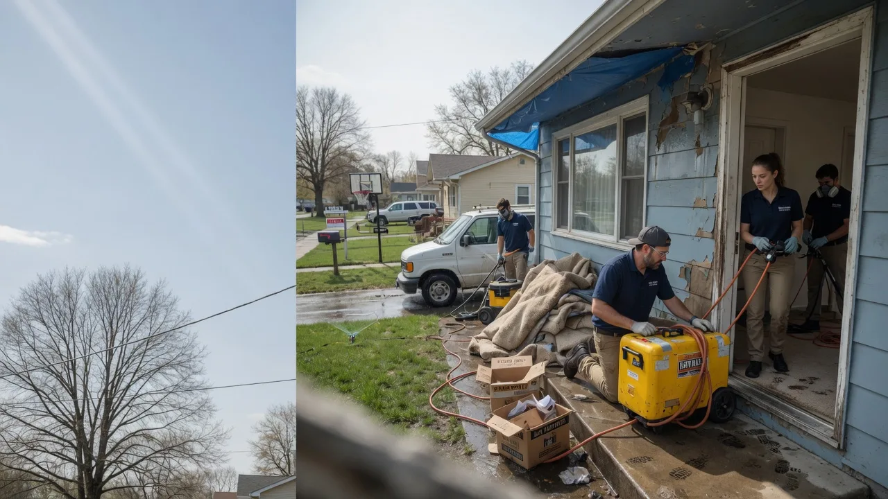 Basement Flood Cleanup in Quaker City, OH near me